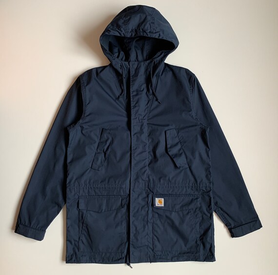 Carhartt WIP Battle Parka Men's Jacket Size M Navy