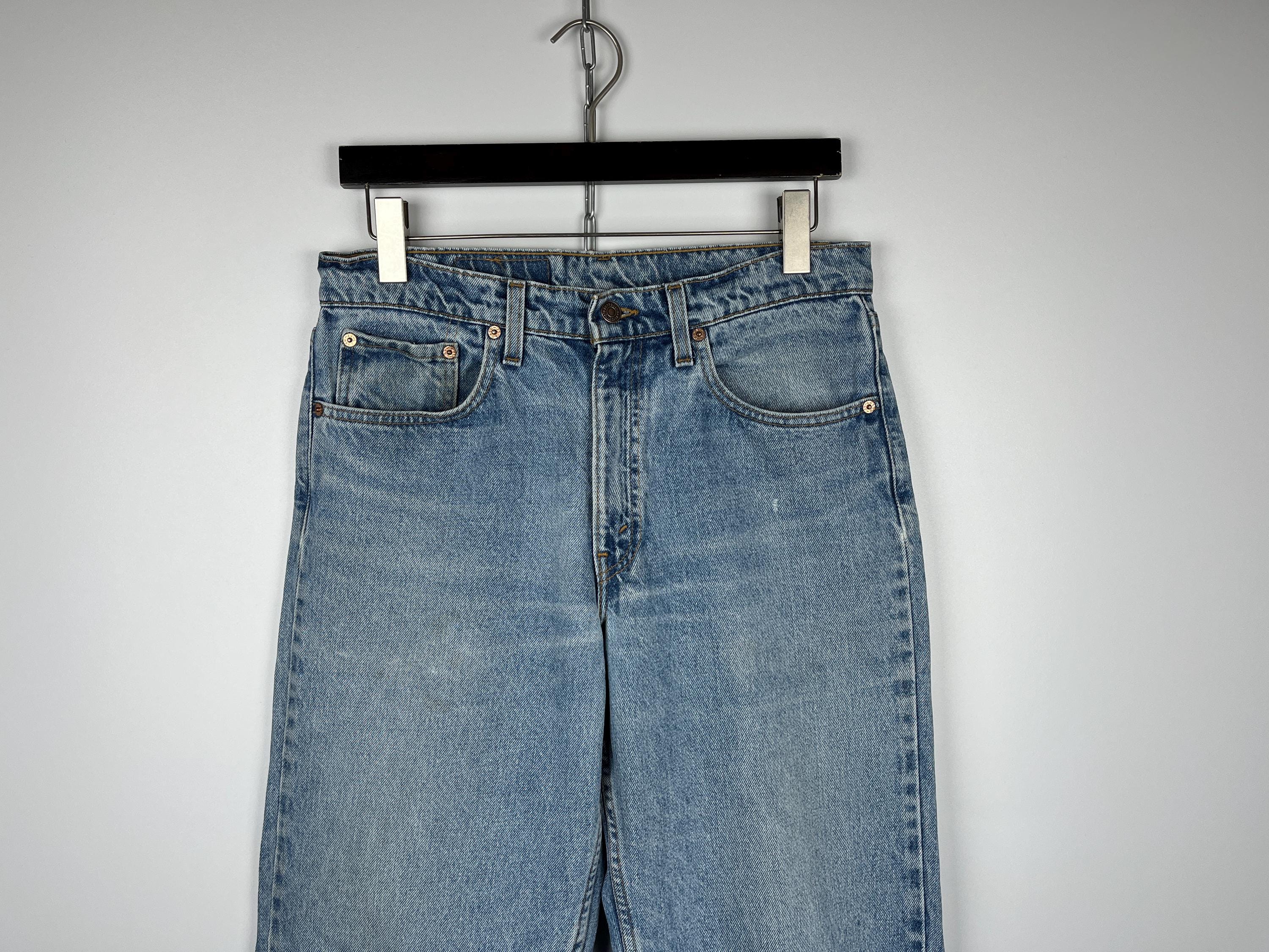 希少 00's USA製 Levis 550 W33 Vintage Levi's 550 Jeans Relaxed W36 L30 00s Fades Straight