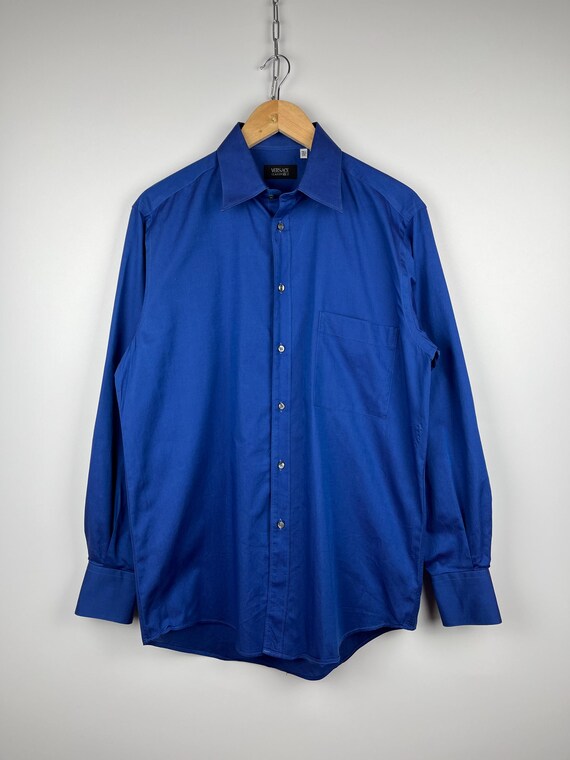 VERSACE classic サイズ46 VERSACE CLASSIC V2 Check Shirt 15 1/2 / 39 Cotton 54 Rayon