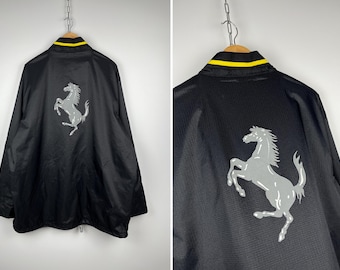 90's Ferrari 1998 Nice Man Vintage Men's Jacket Racing F1 Size XL (Relaxed Fit) Formula Uno