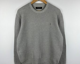 Men's AllSaints Trias Crew Sweater Size S Vintage