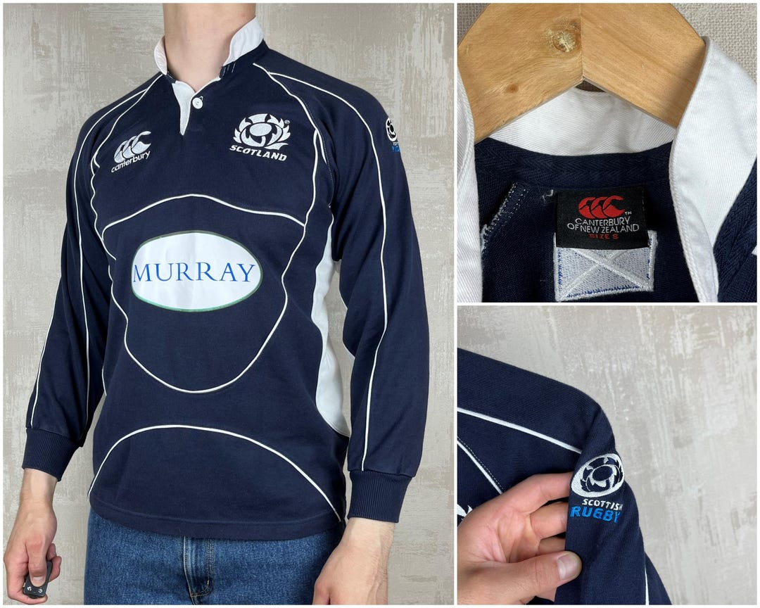 Vintage Scotland 2000's Rugby Union Canterbury Long Sleeve Jersey Shirt ...