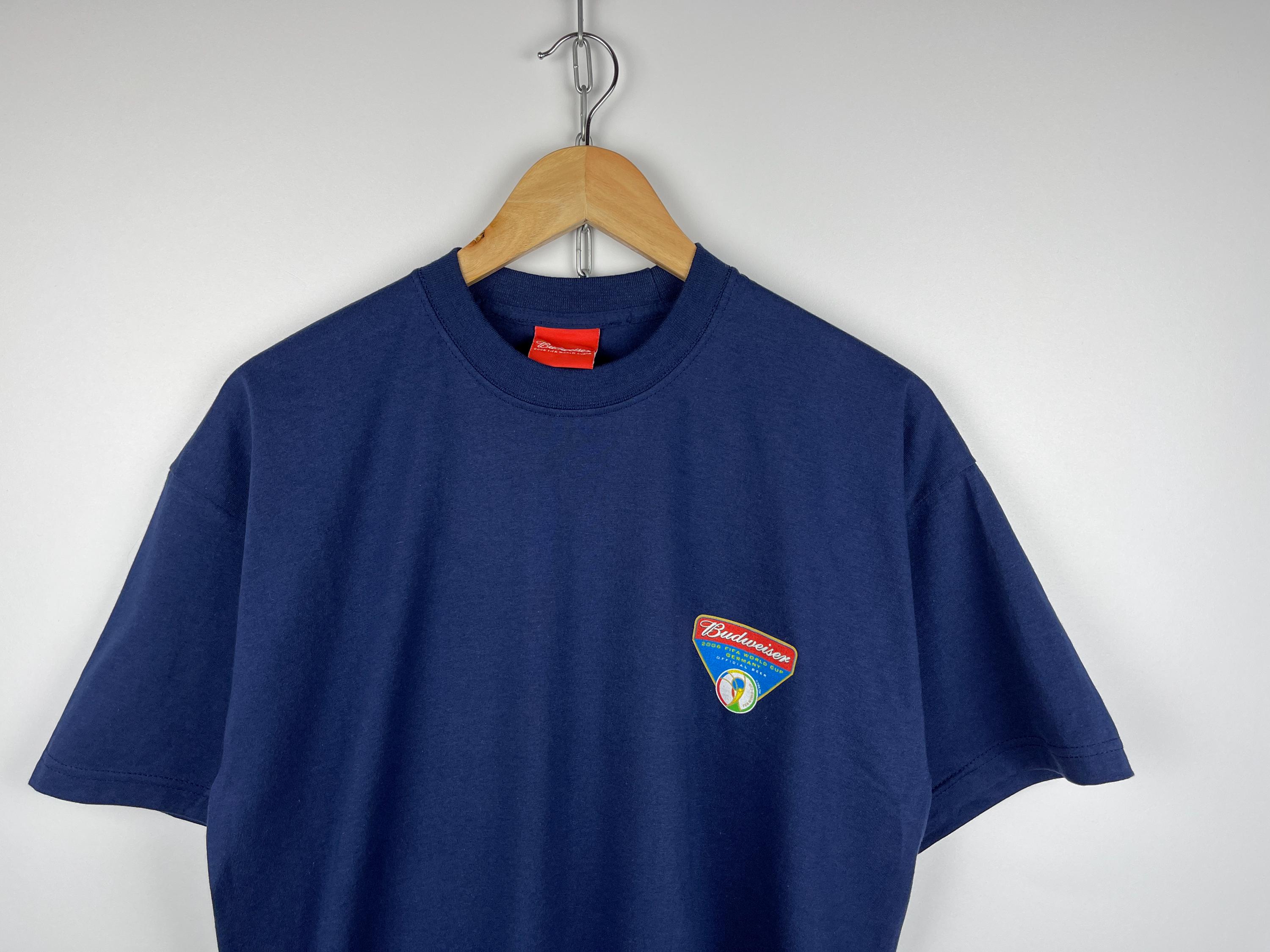 バドワイザー バズ 2006 FIFAワールドカップ ヴィンテージ メンズ T 