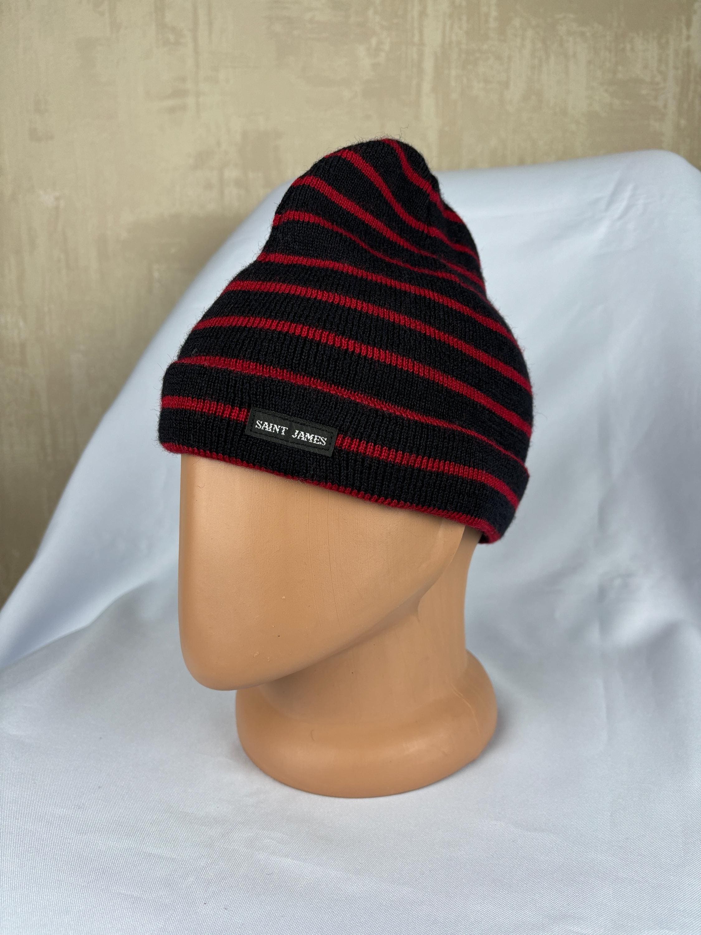 Saint James Beanie Miki sailor cap with turn-up, in wool | SAINT JAMES Official  main image 4