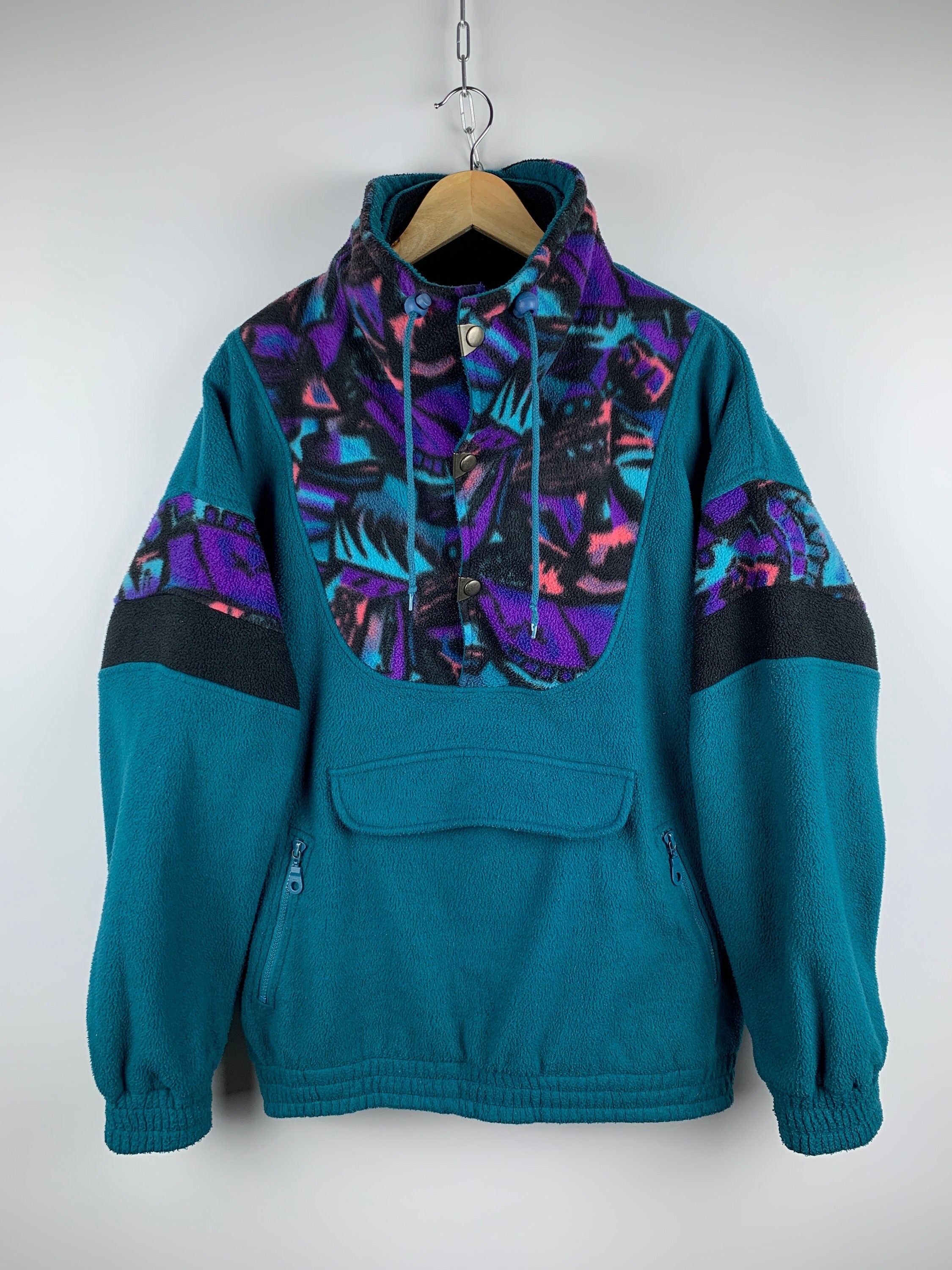 90s Fleece Pullover - Etsy