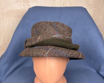 Heather Mallalieus Tweed Wool Women's Bucket Hat One Size