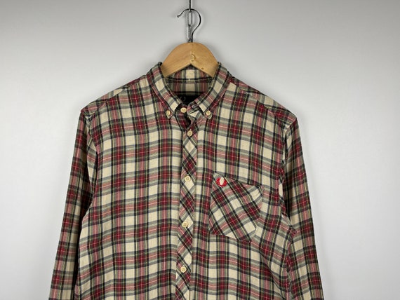 Fred perry tartan sweatshirt new arrivals