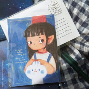 BlueBean Whispers of Light Postcard