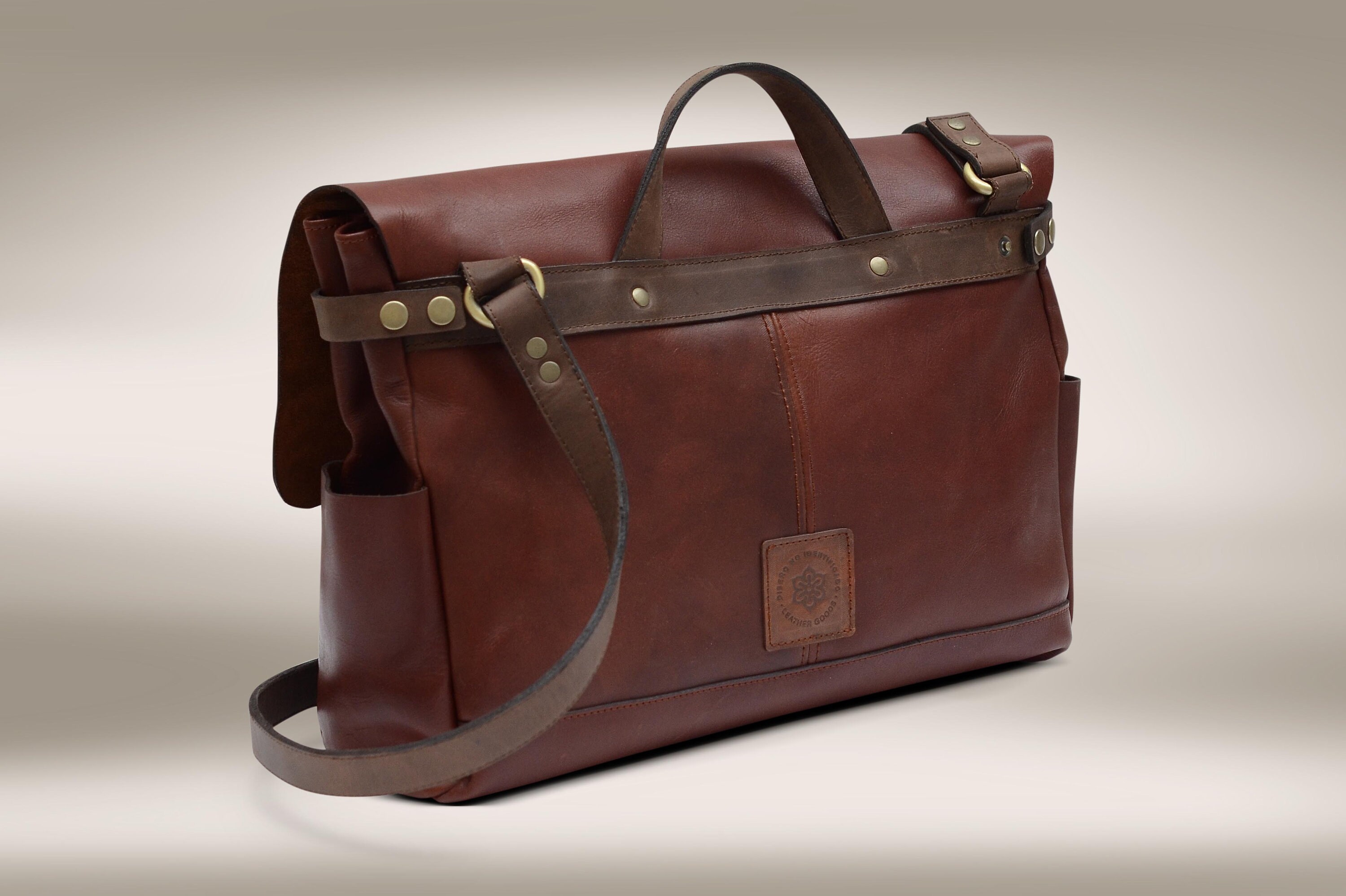 Satchel Leather Satchel Men Mens Leather Bag Gift for Him Etsy