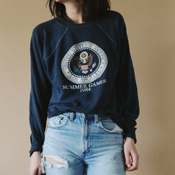 Summer Games '84 Raglan Crewneck Sweatshirt