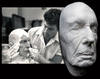 Vincent Price volwassen levensmasker gegoten uit originele mal