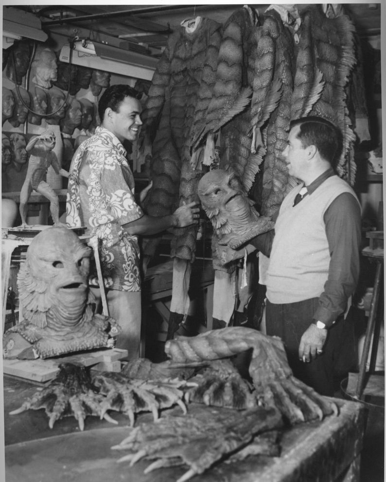 Creature From the Black Lagoon Costume Feet Cast Directly From Original Molds