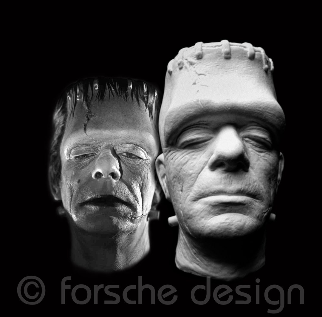 Glenn Strange Frankenstein Life Mask From Abbott and Costello Meet