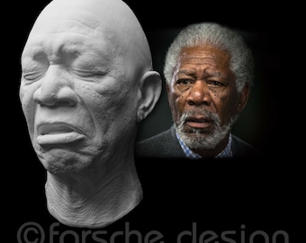 Morgan Freeman Life Mask Shawshank Redemption Unforgiven The Dark Knight Rises