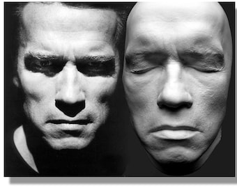 Arnold Schwarzenegger Life Mask No Battle Damage Terminator T3 Genisys