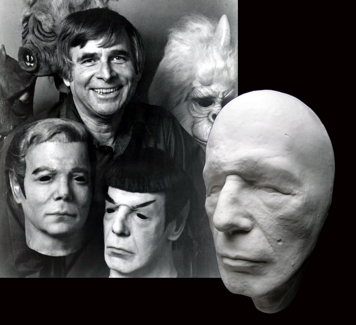 Leonard Nimoy Life Mask From 1975 Don Post Studios Spock Mask Not Kirk ...
