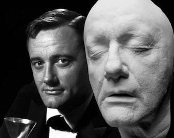 Robert Vaughn Life Mask: Man from U.N.C.L.E, Magnificent Seven, Bullitt