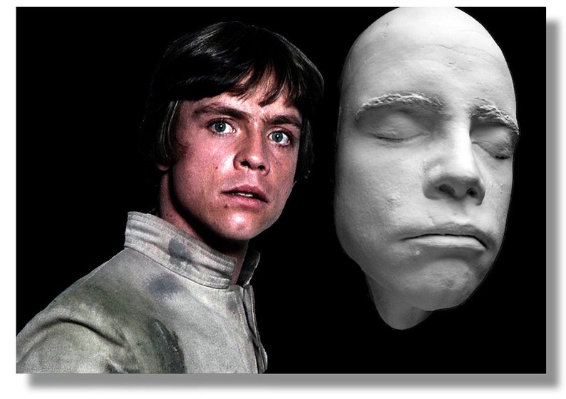 Mark Hamill Star Wars Luke Skywalker Life Mask Cast Jedi Etsy