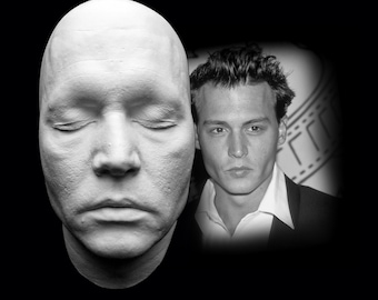 Johnny Depp Early Life Mask "Captain" Jack Sparrow Edward Scissorhands