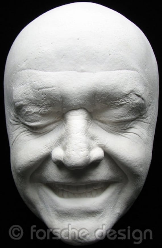 ジャック・ニコルソン Jack Nicholson ライフマスク 石膏 セット ジャック・ニコルソンの笑顔のライフマスク『シャイニング