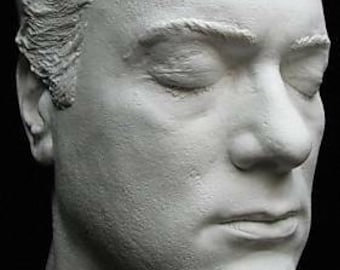 Tony Curtis Life Mask Bust Sculpture: Some Like It Hot, Sweet Smell of Success