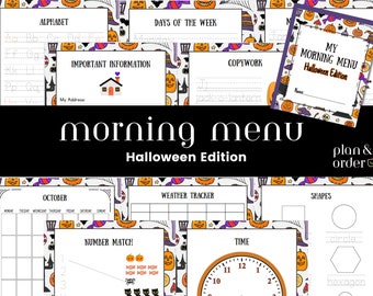 Menu du matin - Édition Halloween