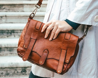 florence leather crossbody bag
