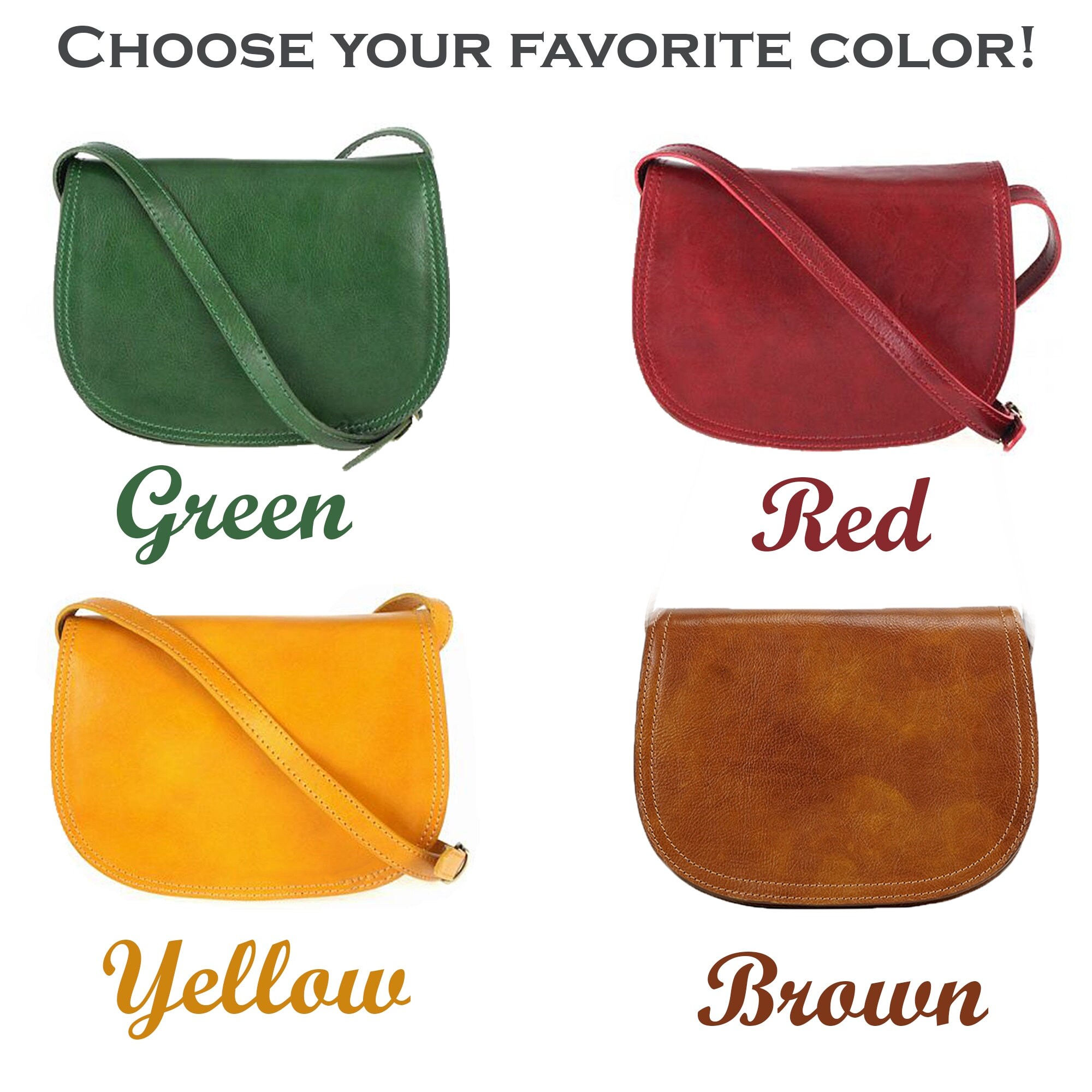 Womens Leather Saddle Bag Green leather bag Leather shoulder Etsy