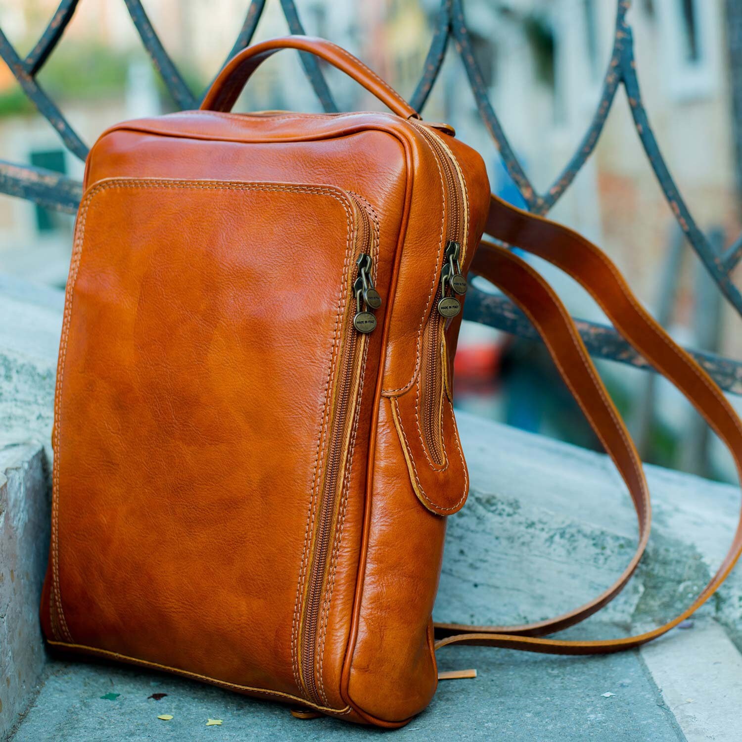 Womens Leather Backpack Laptop Backpack Brown Leather Etsy UK