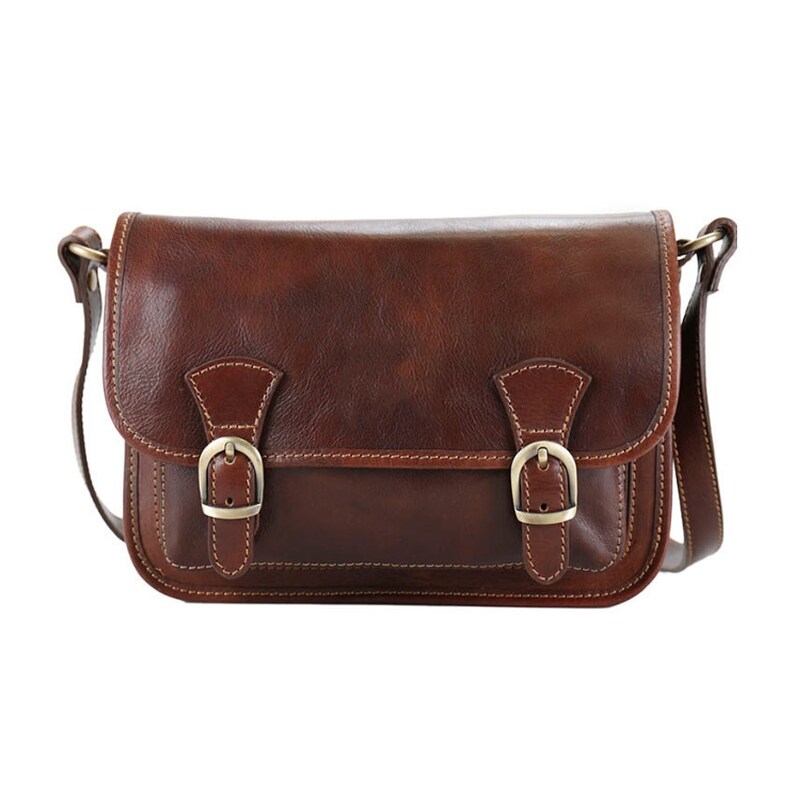 Leather Messenger Bag Womens Shoulder Leather Bag Satchel Etsy