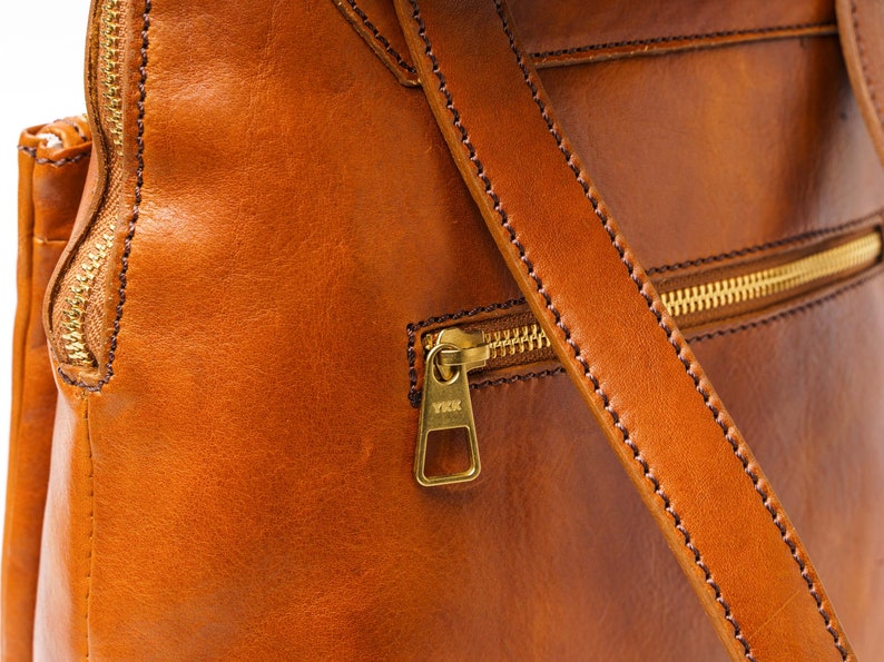 Leather Backpack Italian Handbags Handcrafted Backpack Work Etsy