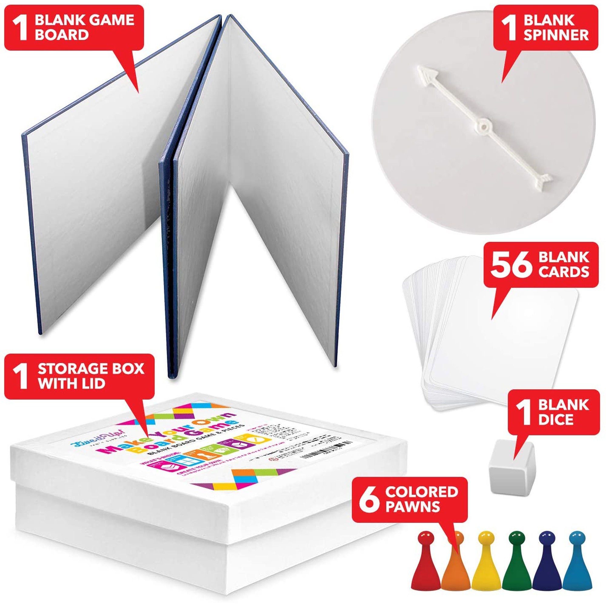 Create Your Own Board Game blank Board Game and Pieces DIY Set With Pawns, Cards, Spinner, Dice and Custom Storage Box - Etsy Create Your Own Board Game blank Board Game and Pieces DIY Set With Pawns, Cards, Spinner, Dice and Custom Storage Box - Etsy