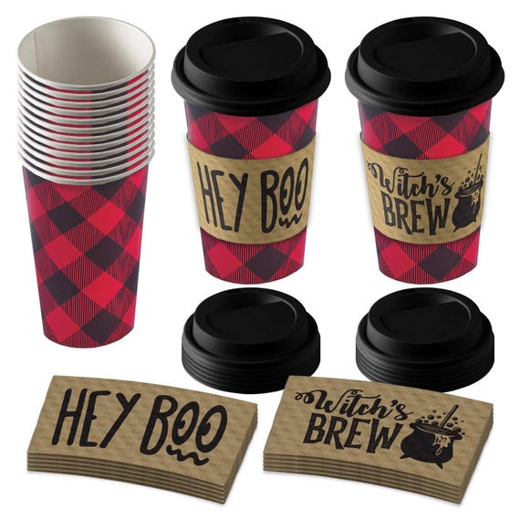 6 oz paper coffee cups Set of 150 Ripple Insulated Kraft 6-oz Paper Cups for Coffee