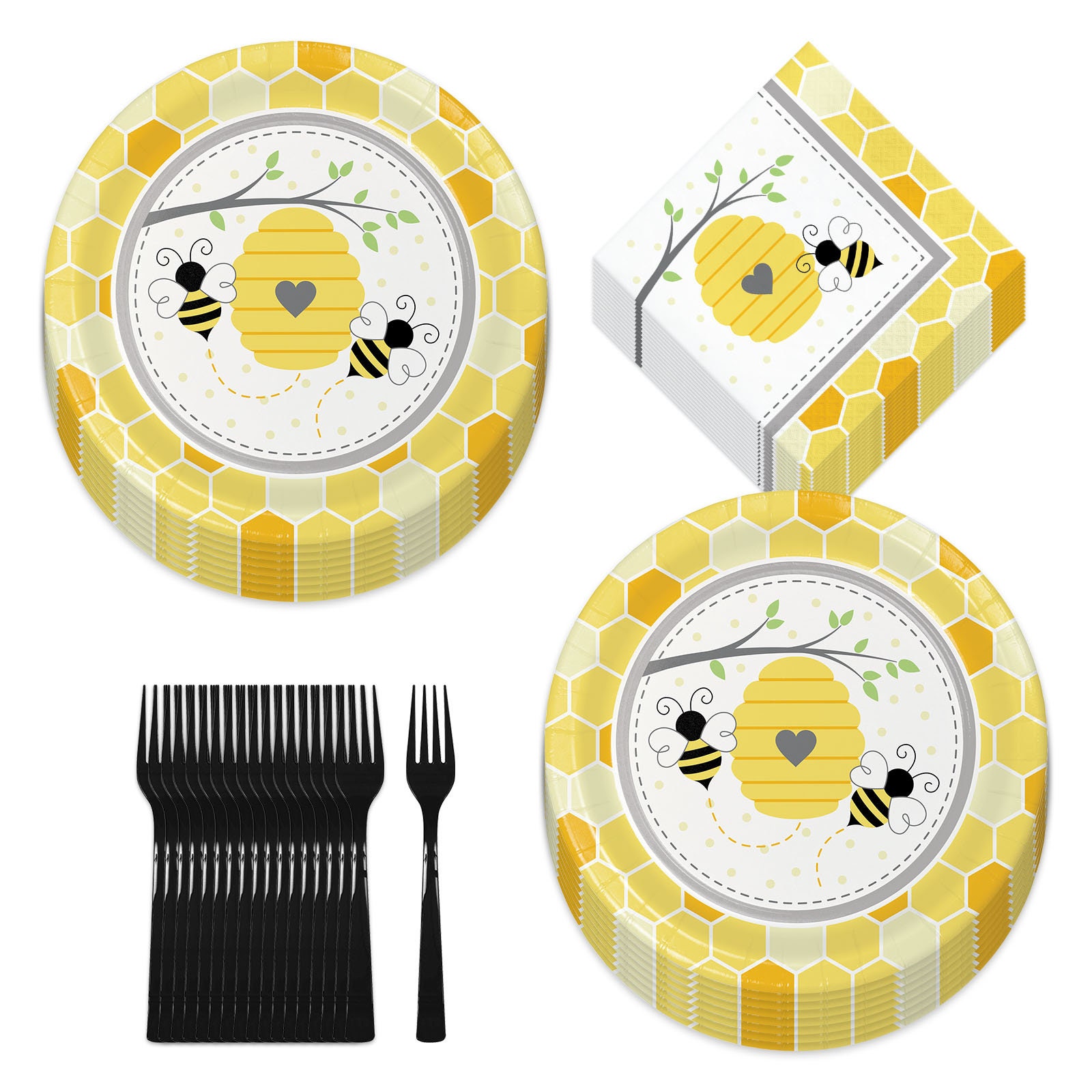 Hey, Bae-Bee Dessert Plates