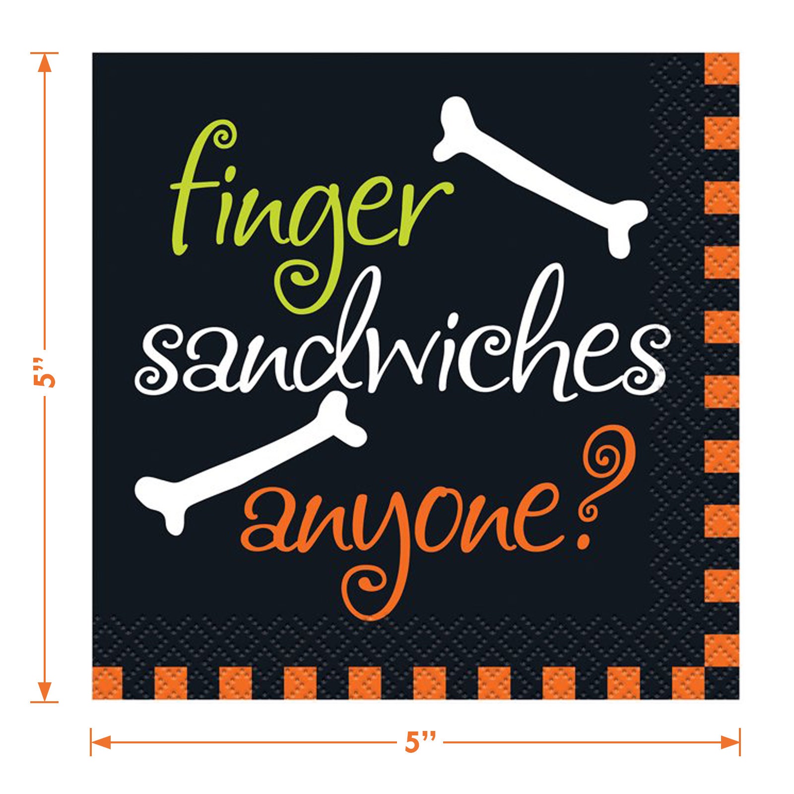 Perfect Stix Halloween Cocktail Napkins – 200 Count Pack (100 Black, 100 Orange) For Parties & Fall Events