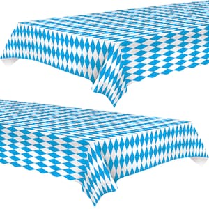 Oktoberfest Party Decoration: Table Cover 54&quot; x 108&quot; (2-Pack Plastic Tablecloths)