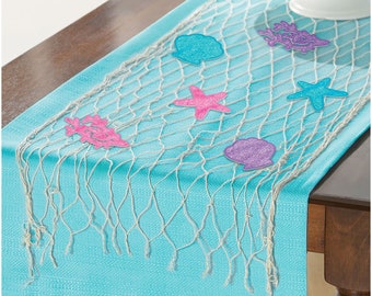 Shimmering Mermaids Fish Net Table Decoration Kit Birthday Party Accessories