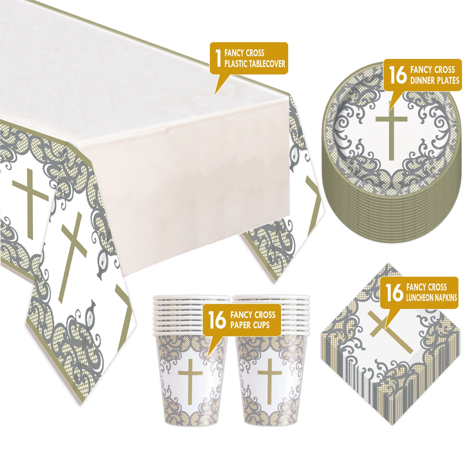 Fancy paper plates and napkins deals
