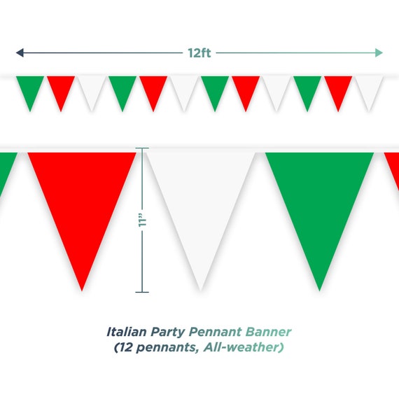 Italian Party Supplies Italy Flag Red White and Green -  Portugal