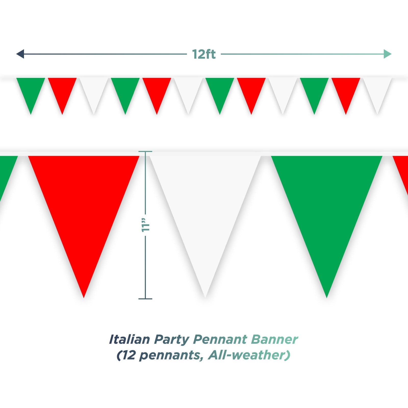 Italian Party Supplies Italy Flag Red White and Green Etsy