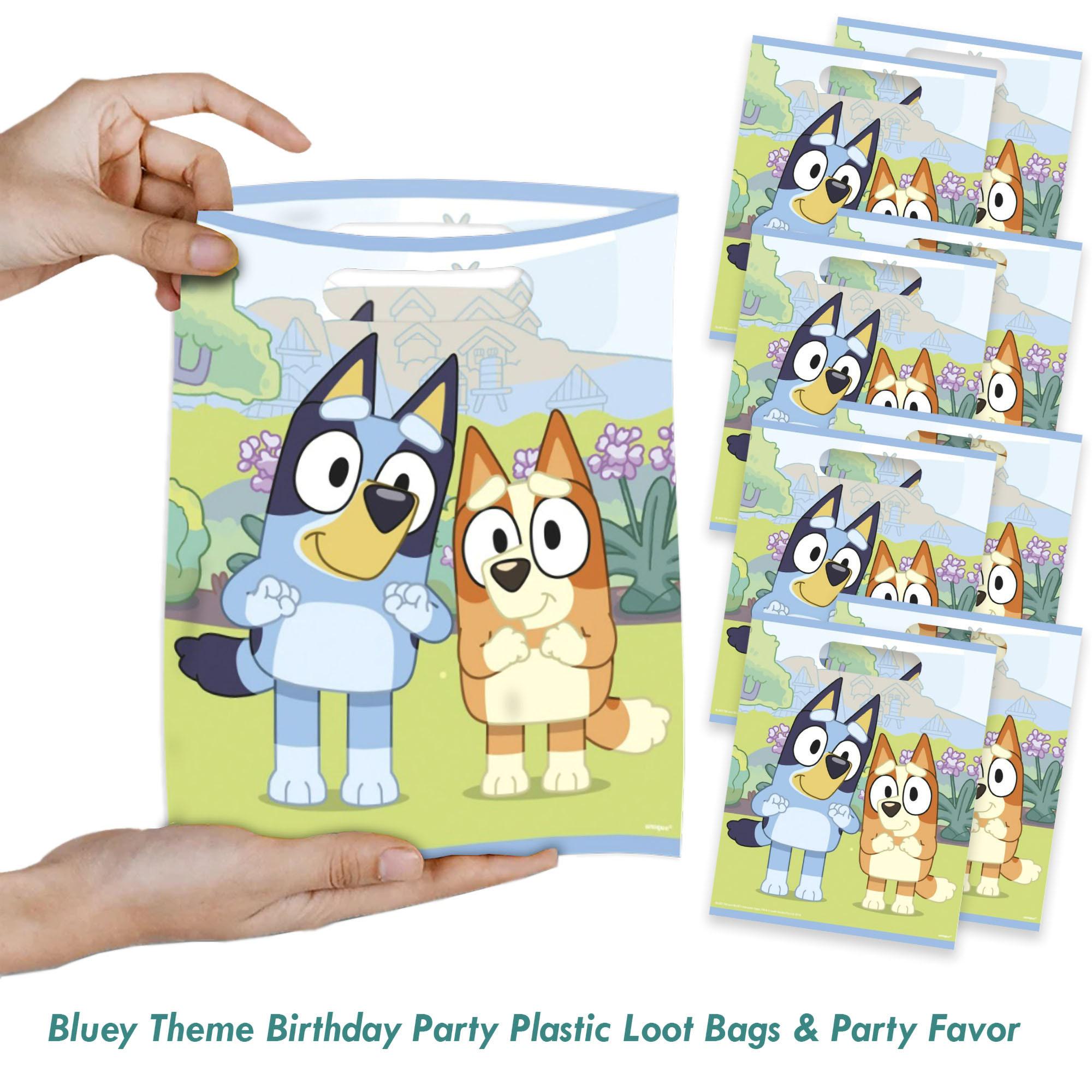 Bluey Plastic Loot Bags - 16 Pack