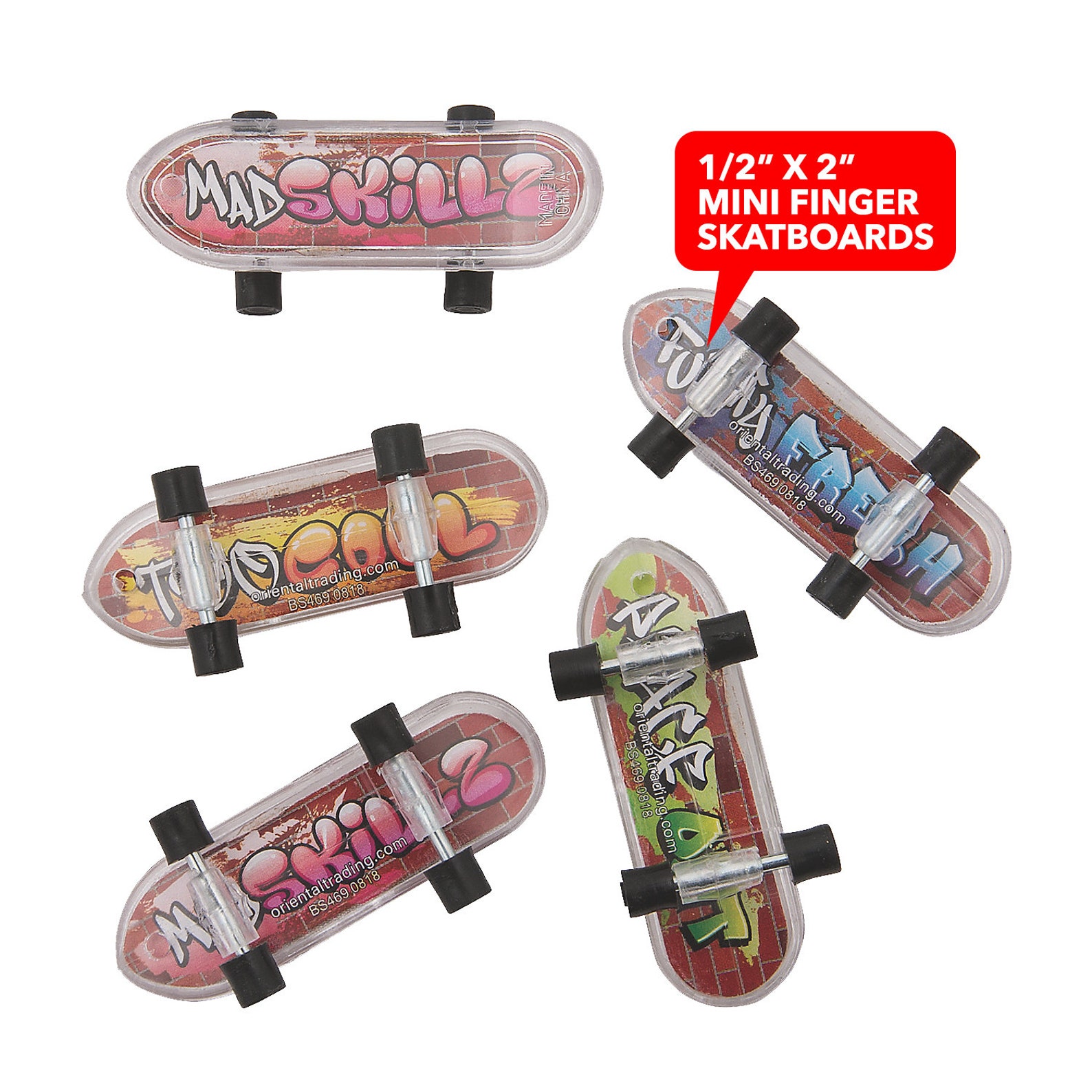 Finger Skateboards For Kids Set of 12 Large and 12 Mini Toy Etsy