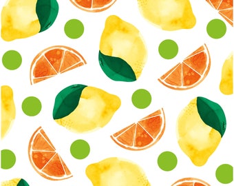 Summer Sunshine Citrus Fruit Large Table Scatter and Confetti Decorations, 72pc