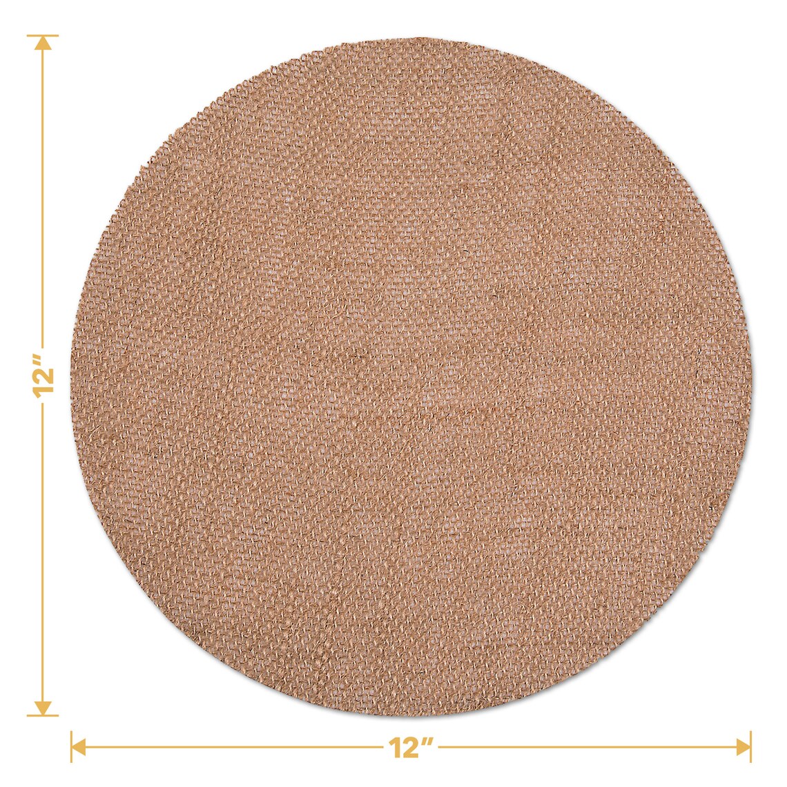 Burlap Round Placemats 12 Diameter Burlap Circle Etsy