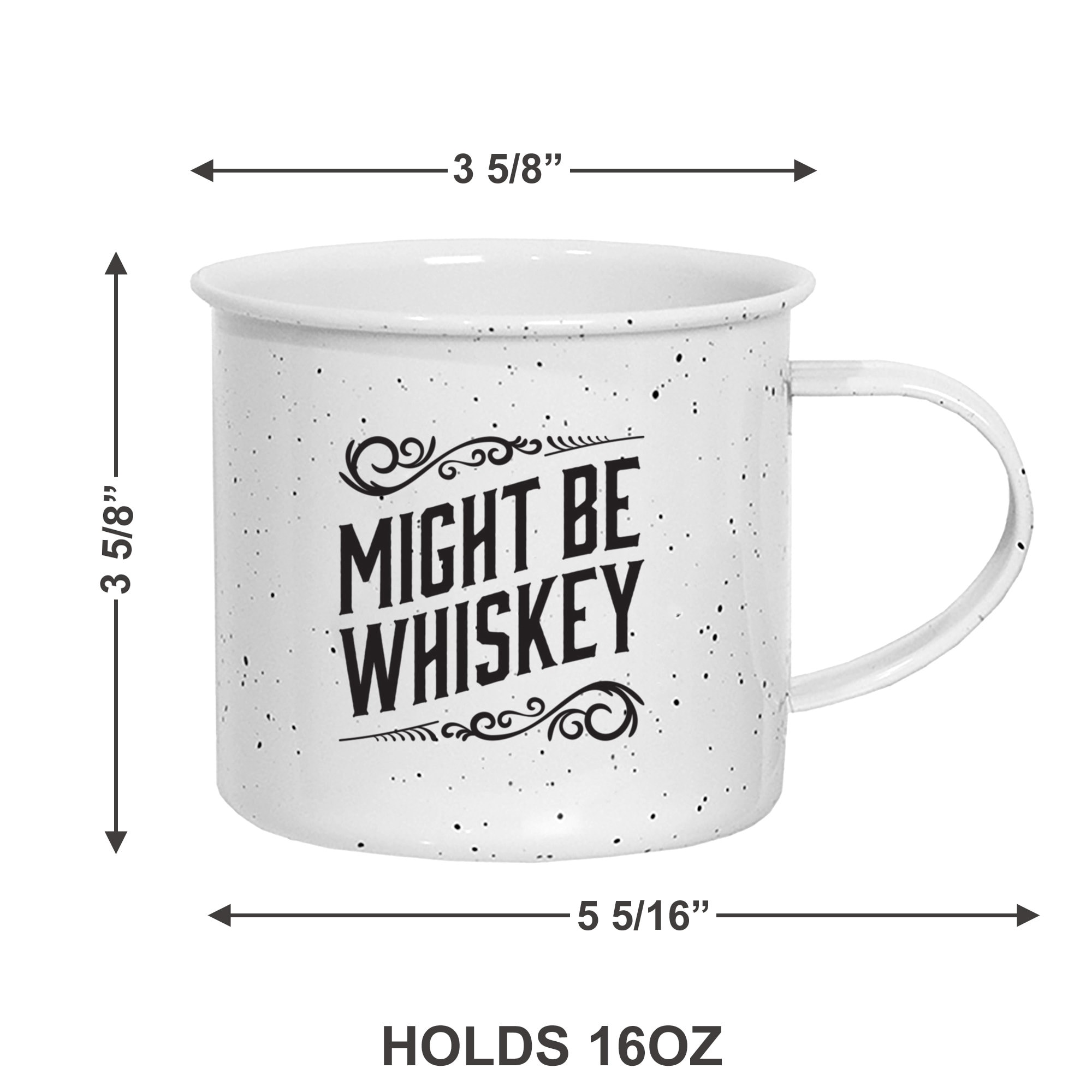 Enamel Camping Coffee Mug Large Tin Cup 16 Ounce Etsy