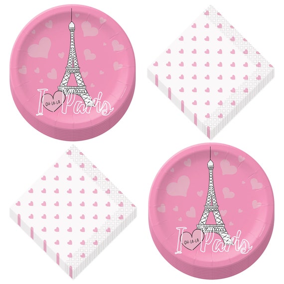 Paris paper plates discount