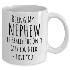 Funny Nephew Mug – Favorite Nephew Gift – Coffee Cup for Nephew – Birthday Present from Aunt or Uncle – Sarcastic Nephew Cup