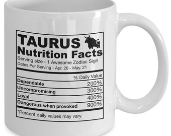 Taurus Coffee Mug, Taurus Zodiac Mug, Taurus Gift, Taurus Birthday Gift, Taurus Zodiac Sign, Taurus Astrology Gift, Taurus Horoscope, Taurus