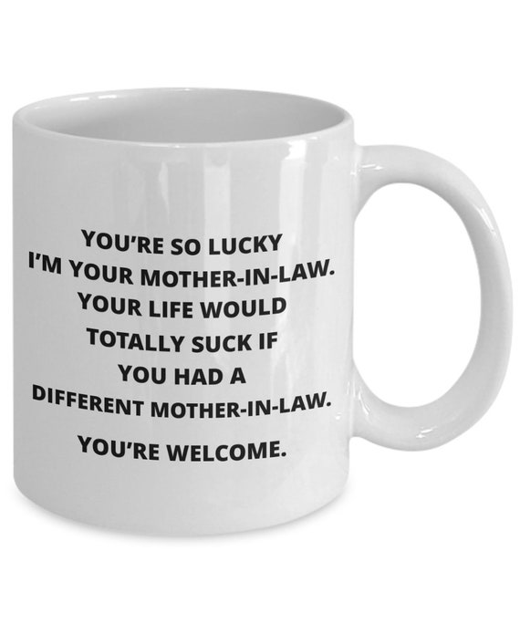 Becher Gag Geschenk Für Schwiegersohn Oder Schwiegertochter Von Schwiegermutter Diese Lustige Kaffee Tasse Ist Perfekt Für Seine Oder Ihre
