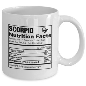 Scorpio Coffee Mug, Scorpio Zodiac Mug, Scorpio Gift, Scorpio Birthday Gift, Scorpio Zodiac Sign, Scorpio Astrology Gift, Scorpio Horoscope